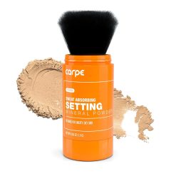 Carpe Sweat Absorbing Setting Powder. Translucent Matte for Oily Skin | Sweat & Oil Control Setting Powder. Translucent Matte Finish. Loose Mineral Makeup for Oily Skin. Gentle on Skin